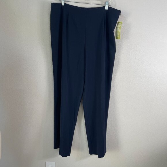 NEW Coldwater Creek Womens Plus 20W Classic Waist Straight Leg Pants Holly Fit - Picture 2 of 9